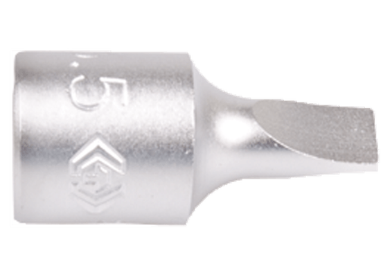 Outils - Outils divers - CHROME Douille tournevis monobloc 1/4 à fente 0,6x3,5