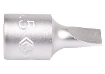 Outils - Outils divers - CHROME Douille tournevis monobloc 1/4 à fente 0,6x3,5