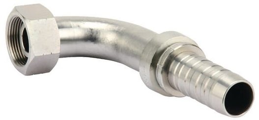 Pièces agricoles - Hydraulique - Racc. à sertir DN32-1"1/4 BSP 90°