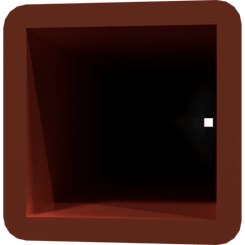 Pièces agricoles - Pièce divers - tube carré f. herse 2453mm -peint-