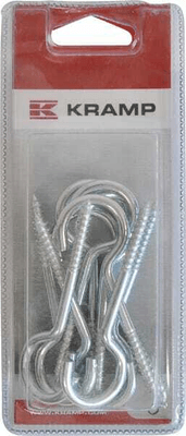 Pièces agricoles - Fasteners - Crochet à visser 4,4 x 80 mm (10)