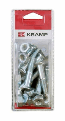 Pièces agricoles - Travail du sol - Boulon de charrue M10 x 50mm, TF2E (12)