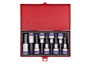 Outils - Outils divers - Coffret de douilles longues 1/2" mâles, 9 pièces