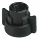Ecrou de buse 1/4" NPT noir