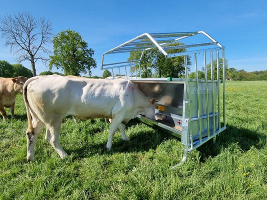 Materiels - Nourrisseur - NOURRISSEUR COLISE GROS BOVIN L.2.50M