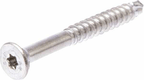Vis à bois, Ø 6x60 mm, TX25, à tête fraisée, acier inoxydable