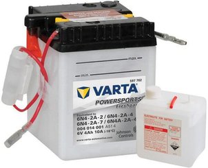 Pièces agricoles - Eclairage - Batterie 6V 4Ah 10A Sports motorisés Freshpack VARTA