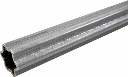 Pièces agricoles - Transmission - Tube profilé étoile S5 Ø ext. : 61x47x4,5 mm L : 0,8 m Walterscheid