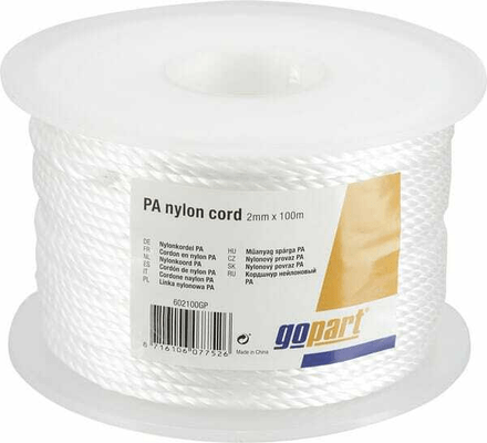 Pièces agricoles - Fasteners - Cordon en nylon PA 2mm x 100m