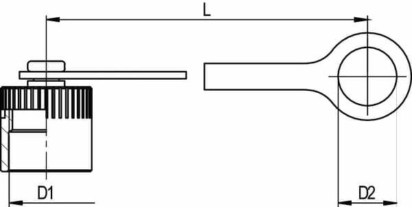 Pièces agricoles - Hydraulique - Bouchon anti-poussière 1"1/4