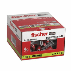 Pièces agricoles - Fasteners - Cheville Duopower 8x40 100 pcs