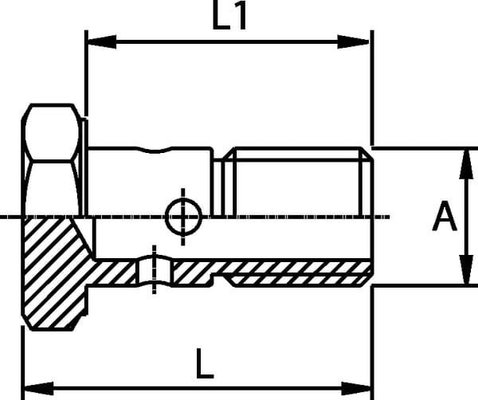 Pièces agricoles - Hydraulique - Boulon banjo G1/2"