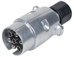 Raccord/fiche aluminium 12V 7 pôles, Type N (par 1)