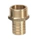 RACCORD LAITON CANNELE MALE 1" SORTIE 19MM