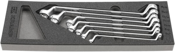 Outils - Outils divers - Jeu de clés polygonales à double extrémité, 7 pièces (6-19 mm)