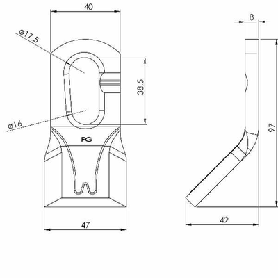 Pièces agricoles - Aménagements paysagers - Couteau 133MR - SPEED SYSTEM - 408 MR