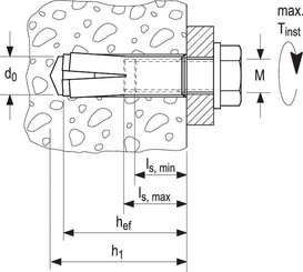 Pièces agricoles - Fasteners - Marteau.ancrage EA II M12 zingué 25x