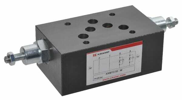 Pièces agricoles - Hydraulique - Clapet antiretour étrangl.NG10