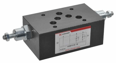 Pièces agricoles - Hydraulique - Clapet antiretour étrangl.NG10