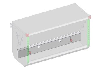 Materiels - Matériel d'élevage - autre - TRAPPE REGLAGE NOURRISSEUR SUR BARRIERE L.1.18M