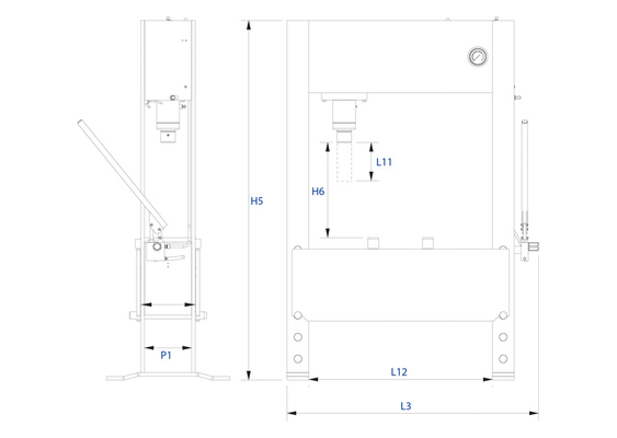 Outils - Outils divers - Presse junior hydraulique à main 20T