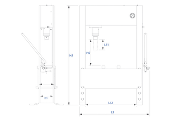 Outils - Outils divers - Presse junior hydraulique à main 20T