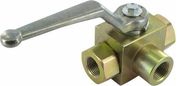 Pièces agricoles - Hydraulique - Vanne à boisseau sphérique 3/8