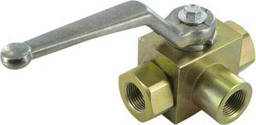 Pièces agricoles - Hydraulique - Vanne à boisseau sphérique 3/8