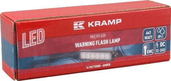 Pièces agricoles - Eclairage - Avertisseur flash LED orange 6x3W 12/24V