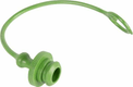 Cache antipoussière vert 1/2"