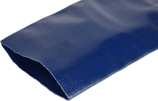 Pièces agricoles - Hydraulique - Tuyau pression PVC medium layflat 1'' bleu