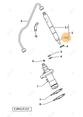 Pièces agricoles - Pieces moteur - PULVERISATEUR