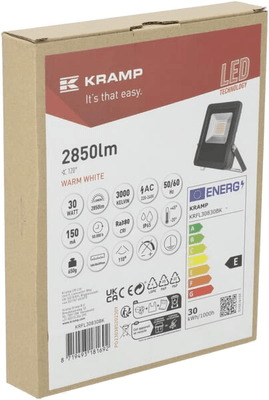 Pièces agricoles - Electricité - Projecteur LED, 30W, 3000K