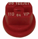 Buse à jet plat DG 110° 04 rouge plastique TeeJet