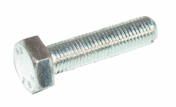 Pièces agricoles - Fasteners - Boulon hexagonal pas fin entièrement fileté M20x1,5x40 8.8 zingué
