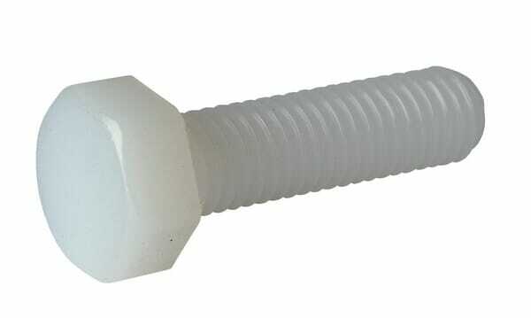 Pièces agricoles - Fasteners - Boulon hexagonal entièrement fileté Ertalon M8x50