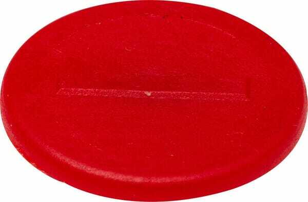 Pièces agricoles - Hydraulique - Bouchon clips coloré rouge -