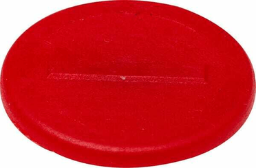 Pièces agricoles - Hydraulique - Bouchon clips coloré rouge -