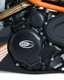 Couvre carter R&G RACING gauche noir KTM 390 Duke
