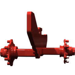 Pièces agricoles - Pièce Semoir - Cadre de roue l. sans frein peint