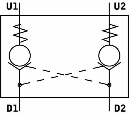 Pièces agricoles - Hydraulique - Clapet anti-retour piloté VBPD