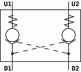 Pièces agricoles - Hydraulique - Clapet anti-retour piloté VBPD