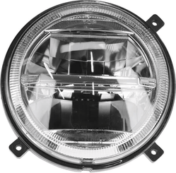 Pièces agricoles - Eclairage - Phares LED, 22/21 W, ronds, 9-36 V, Ø140 mm, feux de route/feux de croisement, connecteur H4, paire, Kramp