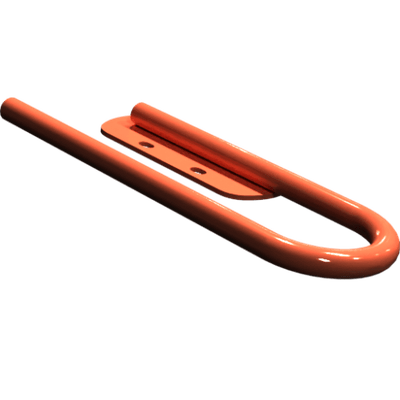 Pièces agricoles - Pièce divers - support droite-peint-