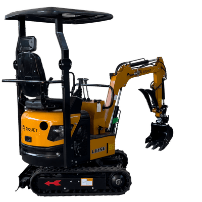 Materiels - Mini pelle sur chenilles - Minipelle Riquet LGR15HT 1500kg