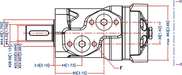Pièces agricoles - Hydraulique - Moteur orbital OMP50 151-5211