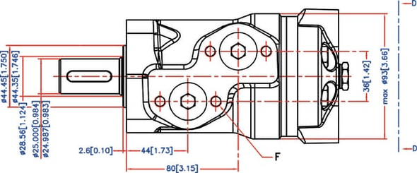 Pièces agricoles - Hydraulique - Moteur orbital OMP50 151-5211