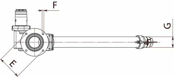 Pièces agricoles - Fertilisation & Lisier - Pistolet piv hydr 4" réglable