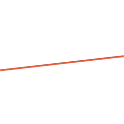 Pièces agricoles - Pièce divers - tube de support 35x35x3x2495 -peint-