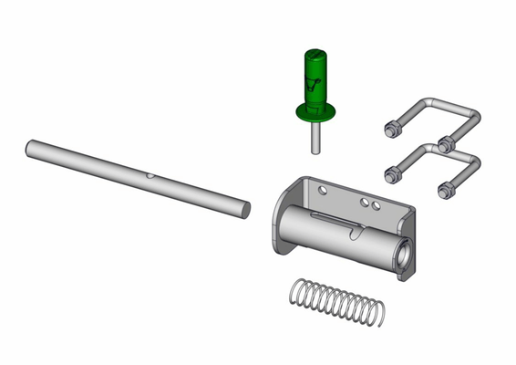 Materiels - Accessoires 10Kg-20Kg - PACK DE 10 VERROUS AUTOLOCK ADAPTABLE